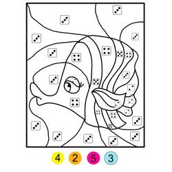 Disegno da colorare: Magico Asilo (Colora con i Numeri) #180176 - Pagine da Colorare Stampabili Gratuite