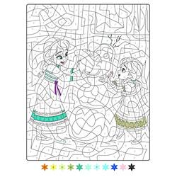 Disegno da colorare: Magico Difficile (Colora con i Numeri) #216649 - Pagine da Colorare Stampabili Gratuite