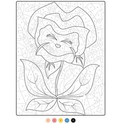 Disegno da colorare: Magico Difficile (Colora con i Numeri) #216653 - Pagine da Colorare Stampabili Gratuite