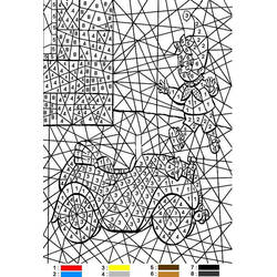 Disegno da colorare: Magico Difficile (Colora con i Numeri) #216656 - Pagine da Colorare Stampabili Gratuite