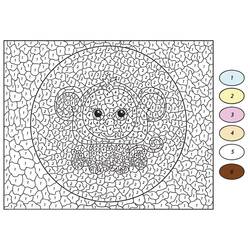 Disegno da colorare: Magico Difficile (Colora con i Numeri) #216658 - Pagine da Colorare Stampabili Gratuite
