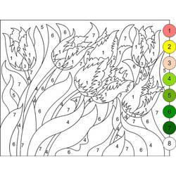 Disegno da colorare: Magico Difficile (Colora con i Numeri) #216661 - Pagine da Colorare Stampabili Gratuite