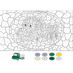 Disegno da colorare: Magico Difficile (Colora con i Numeri) #216665 - Pagine da Colorare Stampabili Gratuite