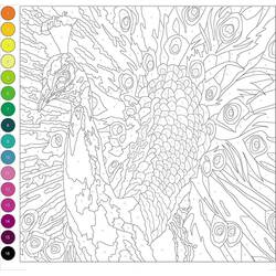 Disegno da colorare: Magico Difficile (Colora con i Numeri) #216673 - Pagine da Colorare Stampabili Gratuite