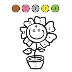 Disegno da colorare: Magico Facile (Colora con i Numeri) #216690 - Pagine da Colorare Stampabili Gratuite
