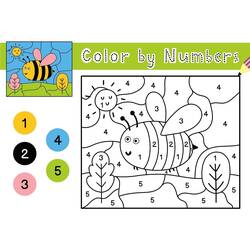 Disegno da colorare: Magico Facile (Colora con i Numeri) #216693 - Pagine da Colorare Stampabili Gratuite