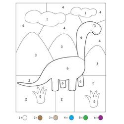 Disegno da colorare: Magico Facile (Colora con i Numeri) #216694 - Pagine da Colorare Stampabili Gratuite