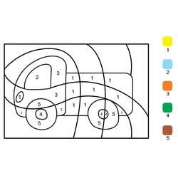 Disegno da colorare: Magico Facile (Colora con i Numeri) #216698 - Pagine da Colorare Stampabili Gratuite