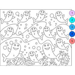 Disegno da colorare: Magico Facile (Colora con i Numeri) #216705 - Pagine da Colorare Stampabili Gratuite
