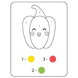 Disegno da colorare: Magico Facile (Colora con i Numeri) #216713 - Pagine da Colorare Stampabili Gratuite