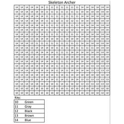 Disegno da colorare: Minecraft Colora con i Numeri (Colora con i Numeri) #177940 - Pagine da Colorare Stampabili Gratuite