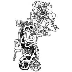 Disegno da colorare: Mitologia azteca (Dei e Dee) #111543 - Pagine da Colorare Stampabili Gratuite