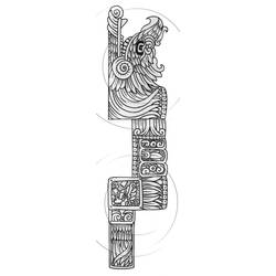 Disegno da colorare: Mitologia azteca (Dei e Dee) #111557 - Pagine da Colorare Stampabili Gratuite