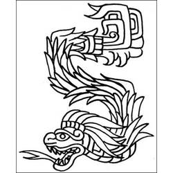 Disegno da colorare: Mitologia azteca (Dei e Dee) #111595 - Pagine da Colorare Stampabili Gratuite