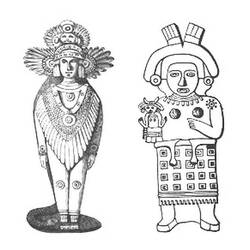 Disegno da colorare: Mitologia azteca (Dei e Dee) #111655 - Pagine da Colorare Stampabili Gratuite