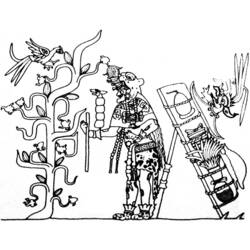 Disegno da colorare: Mitologia azteca (Dei e Dee) #111672 - Pagine da Colorare Stampabili Gratuite