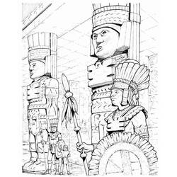 Disegno da colorare: Mitologia azteca (Dei e Dee) #111697 - Pagine da Colorare Stampabili Gratuite