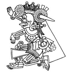 Disegno da colorare: Mitologia azteca (Dei e Dee) #111742 - Pagine da Colorare Stampabili Gratuite