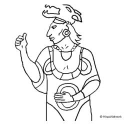 Disegno da colorare: Mitologia azteca (Dei e Dee) #111857 - Pagine da Colorare Stampabili Gratuite