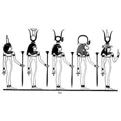 Disegno da colorare: Mitologia Egizia (Dei e Dee) #111135 - Pagine da Colorare Stampabili Gratuite