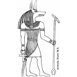 Disegno da colorare: Mitologia Egizia (Dei e Dee) #111138 - Pagine da Colorare Stampabili Gratuite