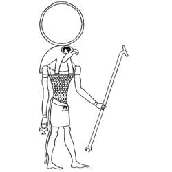 Disegno da colorare: Mitologia Egizia (Dei e Dee) #111206 - Pagine da Colorare Stampabili Gratuite