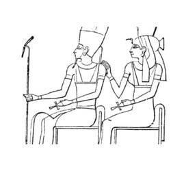 Disegno da colorare: Mitologia Egizia (Dei e Dee) #111223 - Pagine da Colorare Stampabili Gratuite