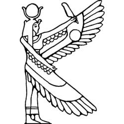 Disegno da colorare: Mitologia Egizia (Dei e Dee) #111249 - Pagine da Colorare Stampabili Gratuite