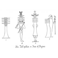 Disegno da colorare: Mitologia Egizia (Dei e Dee) #111257 - Pagine da Colorare Stampabili Gratuite