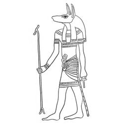 Disegno da colorare: Mitologia Egizia (Dei e Dee) #111269 - Pagine da Colorare Stampabili Gratuite