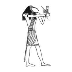 Disegno da colorare: Mitologia Egizia (Dei e Dee) #111295 - Pagine da Colorare Stampabili Gratuite