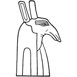 Disegno da colorare: Mitologia Egizia (Dei e Dee) #111299 - Pagine da Colorare Stampabili Gratuite