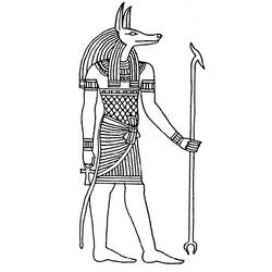 Disegno da colorare: Mitologia Egizia (Dei e Dee) #111329 - Pagine da Colorare Stampabili Gratuite