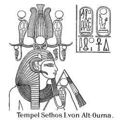 Disegno da colorare: Mitologia Egizia (Dei e Dee) #111360 - Pagine da Colorare Stampabili Gratuite