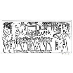 Disegno da colorare: Mitologia Egizia (Dei e Dee) #111367 - Pagine da Colorare Stampabili Gratuite