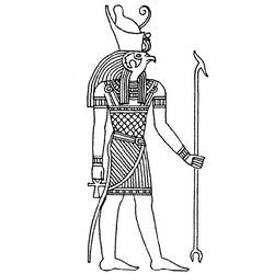 Disegno da colorare: Mitologia Egizia (Dei e Dee) #111375 - Pagine da Colorare Stampabili Gratuite