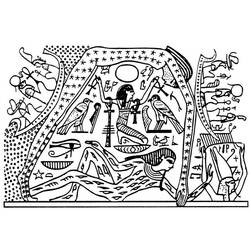 Disegno da colorare: Mitologia Egizia (Dei e Dee) #111378 - Pagine da Colorare Stampabili Gratuite