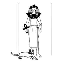 Disegno da colorare: Mitologia Egizia (Dei e Dee) #111472 - Pagine da Colorare Stampabili Gratuite
