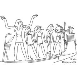 Disegno da colorare: Mitologia Egizia (Dei e Dee) #111495 - Pagine da Colorare Stampabili Gratuite