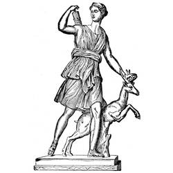 Disegno da colorare: mitologia greca (Dei e Dee) #109618 - Pagine da Colorare Stampabili Gratuite