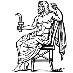 Disegno da colorare: mitologia greca (Dei e Dee) #109755 - Pagine da Colorare Stampabili Gratuite