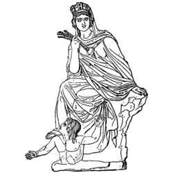 Disegno da colorare: mitologia greca (Dei e Dee) #109769 - Pagine da Colorare Stampabili Gratuite