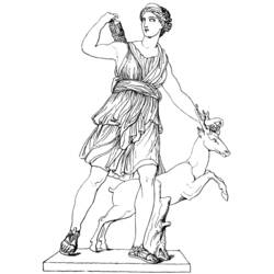 Disegno da colorare: mitologia greca (Dei e Dee) #109858 - Pagine da Colorare Stampabili Gratuite