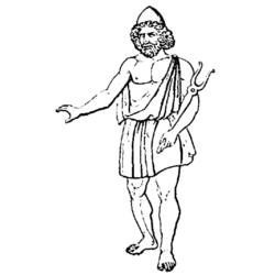 Disegno da colorare: mitologia greca (Dei e Dee) #109881 - Pagine da Colorare Stampabili Gratuite