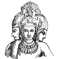 Disegno da colorare: Mitologia indù (Dei e Dee) #109241 - Pagine da Colorare Stampabili Gratuite