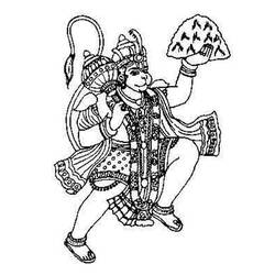 Disegno da colorare: Mitologia indù (Dei e Dee) #109321 - Pagine da Colorare Stampabili Gratuite