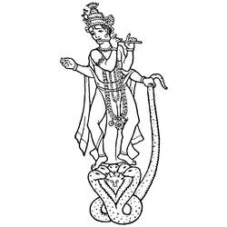 Disegno da colorare: Mitologia indù (Dei e Dee) #109324 - Pagine da Colorare Stampabili Gratuite