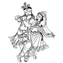 Disegno da colorare: Mitologia indù (Dei e Dee) #109337 - Pagine da Colorare Stampabili Gratuite