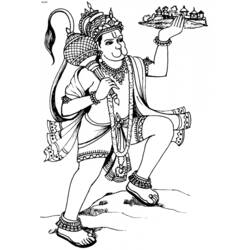 Disegno da colorare: Mitologia indù (Dei e Dee) #109353 - Pagine da Colorare Stampabili Gratuite