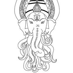 Disegno da colorare: Mitologia indù (Dei e Dee) #109368 - Pagine da Colorare Stampabili Gratuite